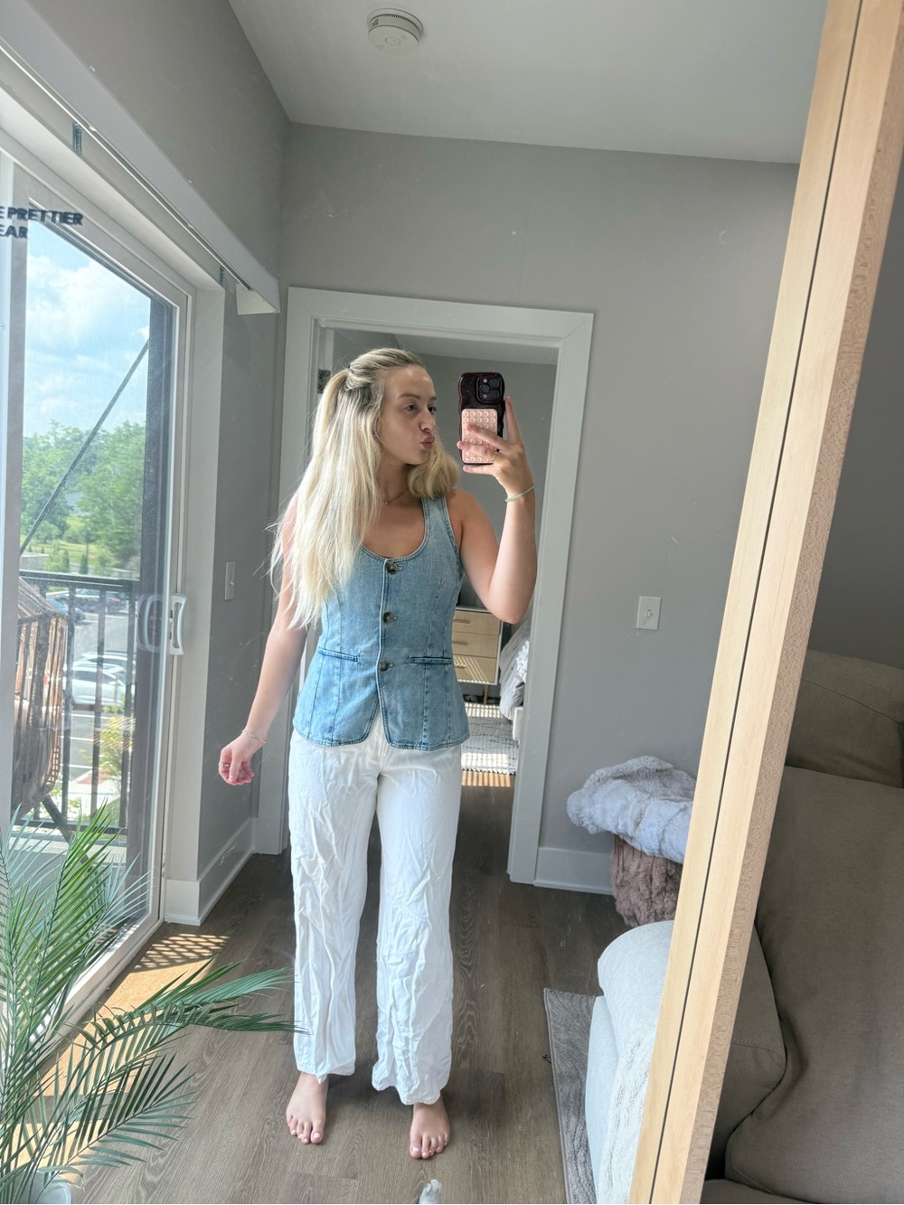 MADEWELL denim vest top 4 NWT - Picture 11 of 14
